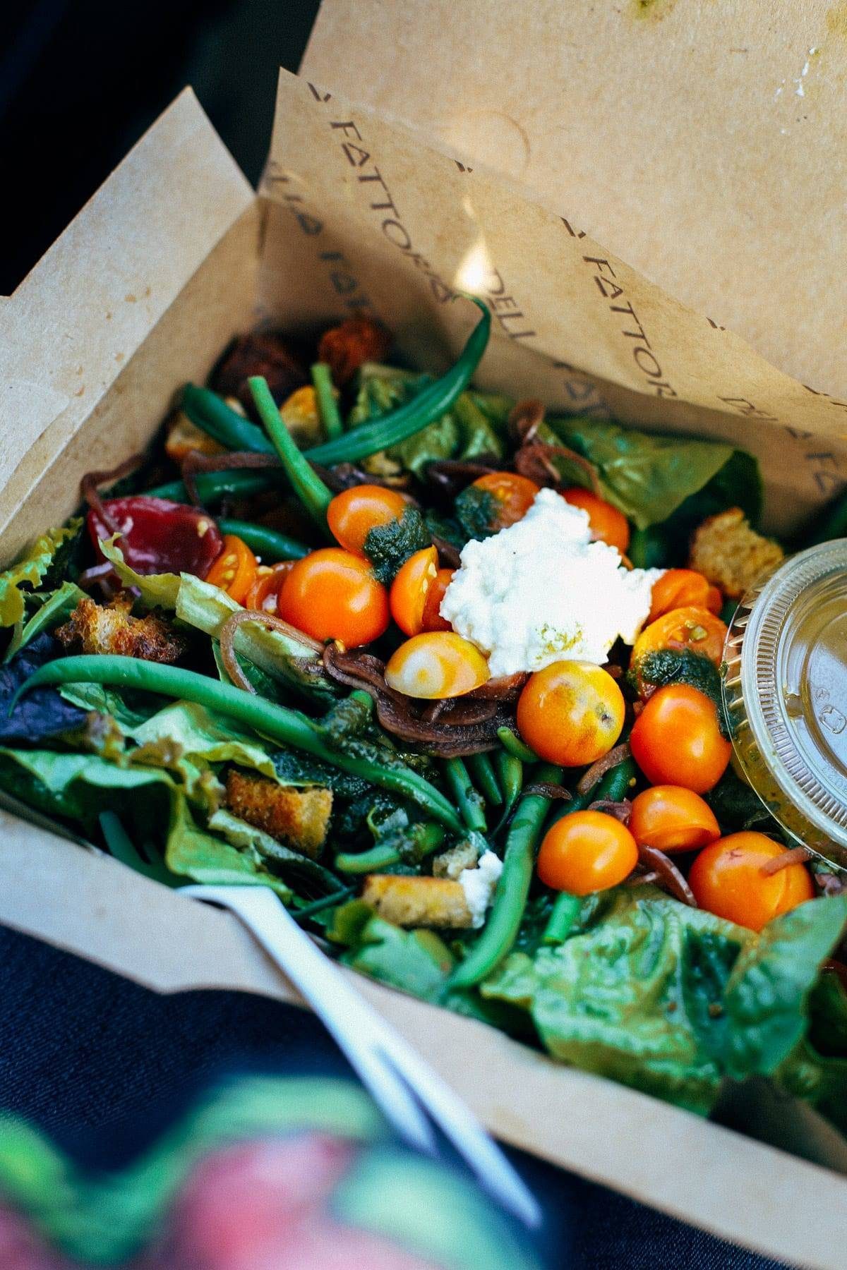 Produce in a box.
