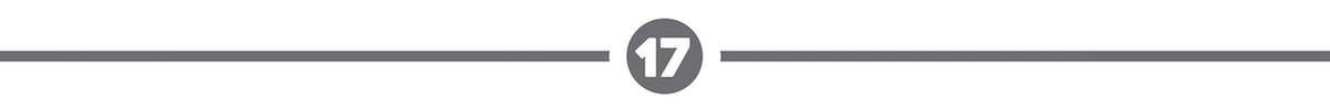 A dividing line with a '17' in the middle.